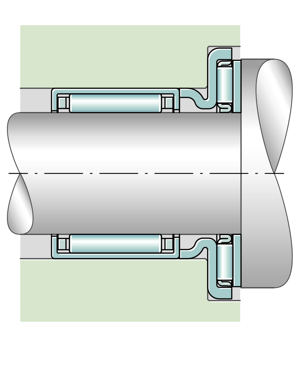 Упорный игольчатый подшипник INA AXW17