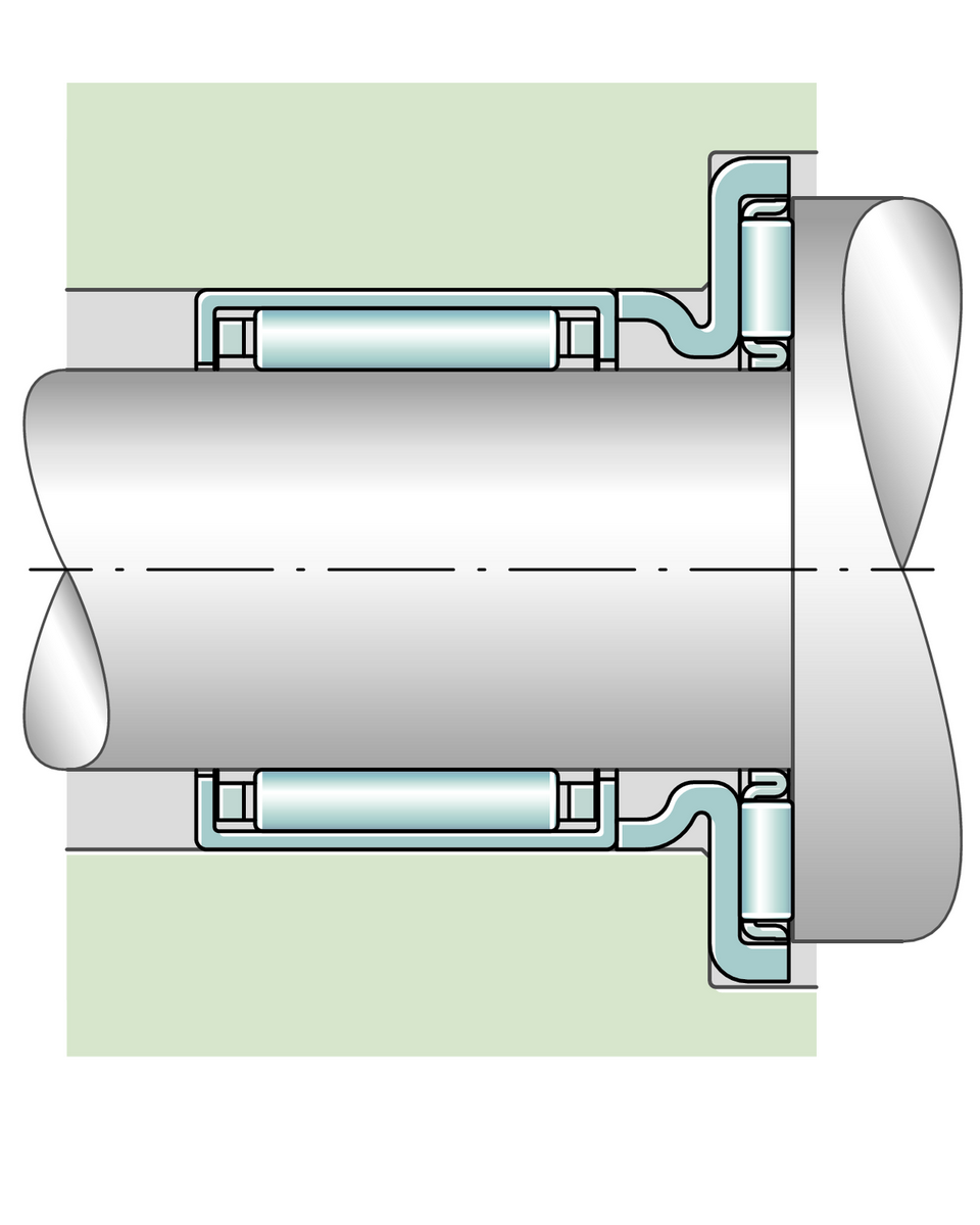 Упорный игольчатый подшипник INA AXW17