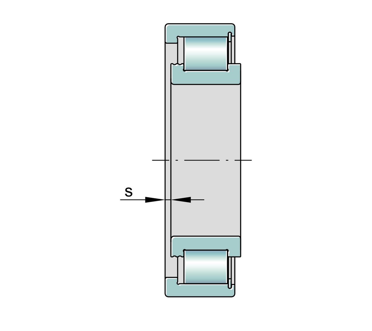 Цилиндрический роликоподшипник INA SL182918-B-XL-C3 (SL182918-B-C3)