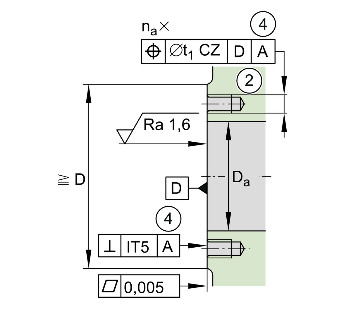 Упорно-радиальный шарикоподшипник INA ZKLF1762-2RS-XL (ZKLF 1762.2RS, ZKLF1762-2RS)