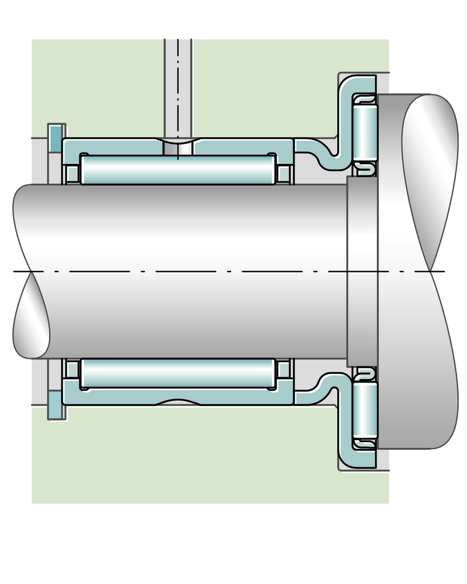 Упорный игольчатый подшипник INA AXW17