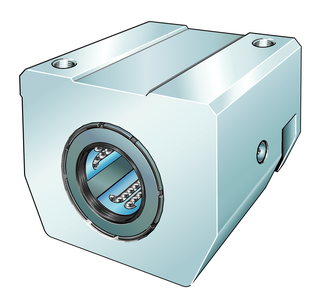 Узел с шарикоподшипником для линейного перемещения INA KGSNS20-PP-AS